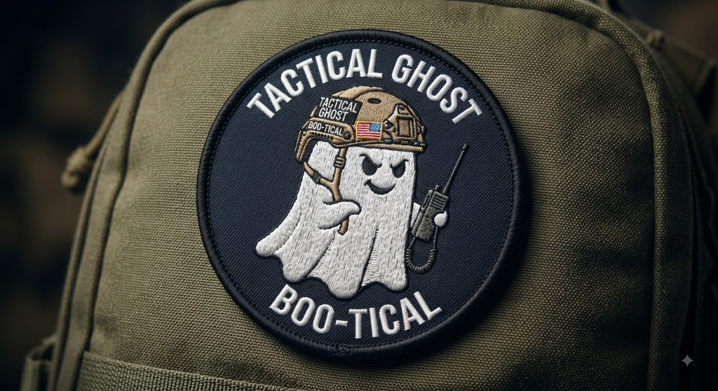 Tactical Ghost "Boo-tical" Embroidered Morale Patch