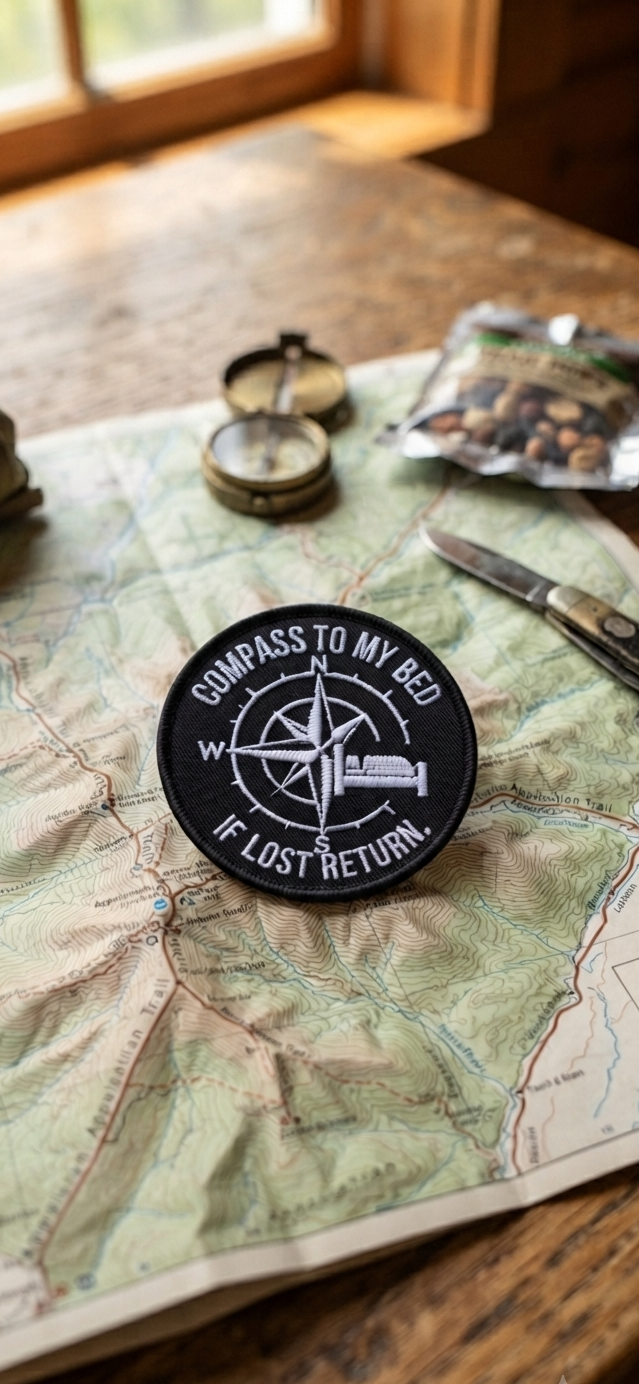 Compass to My Bed Tactical Patch - If Lost Return