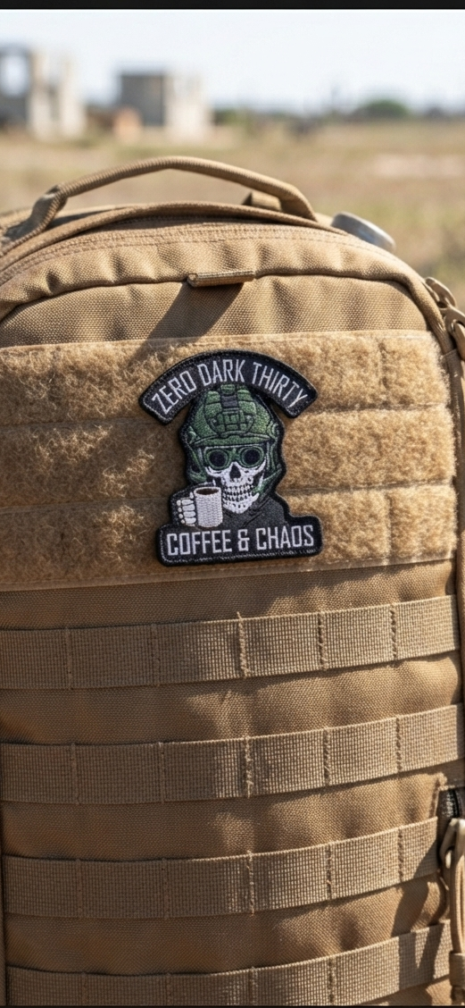 Zero-Dark-Thirty "Coffee & Chaos" Tactical Morale Patch