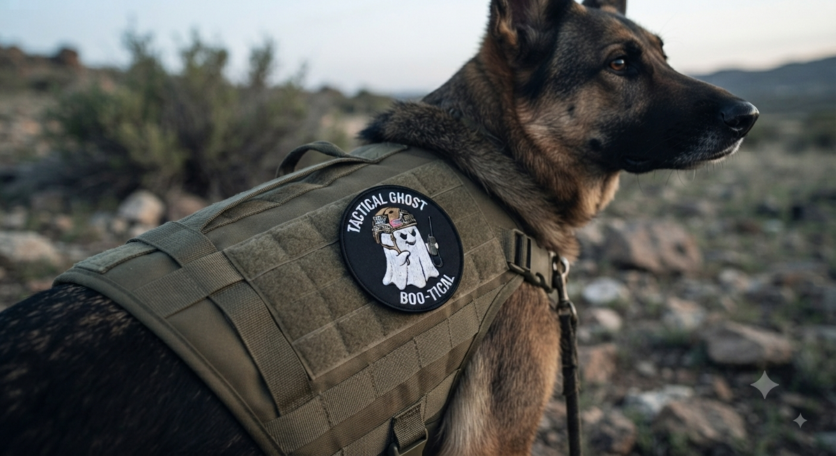 Tactical Ghost "Boo-tical" Embroidered Morale Patch