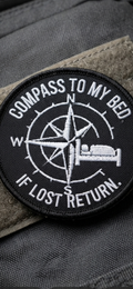 Compass to My Bed Tactical Patch - If Lost Return
