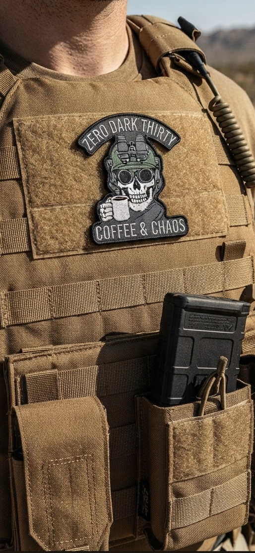 Zero-Dark-Thirty "Coffee & Chaos" Tactical Morale Patch