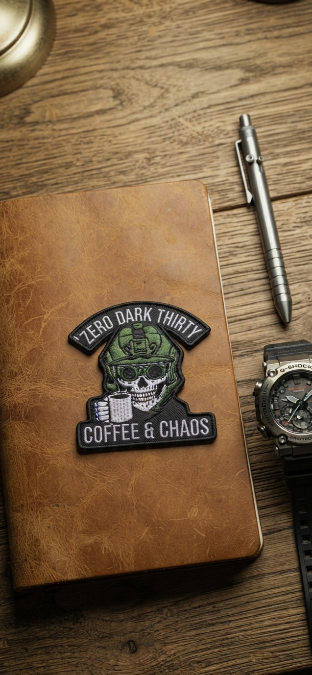 Zero-Dark-Thirty "Coffee & Chaos" Tactical Morale Patch