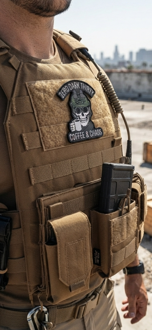 Zero-Dark-Thirty "Coffee & Chaos" Tactical Morale Patch