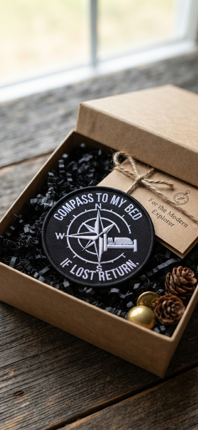 Compass to My Bed Tactical Patch - If Lost Return